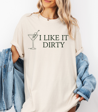 Thumbnail for I Like It Dirty Martini Graphic Tee