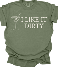 Thumbnail for I Like It Dirty Martini Graphic Tee