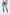 Kancan High Waist Distressed Raw Hem Ankle Skinny Jeans