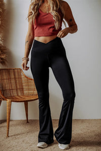 Thumbnail for High Waist Bootcut Pants
