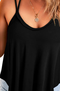 Thumbnail for Scoop Neck Double Spaghetti Strap Cami