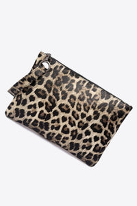Thumbnail for Leopard Leather Clutch