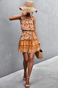 Thumbnail for Bohemian Strapless Mini Dress