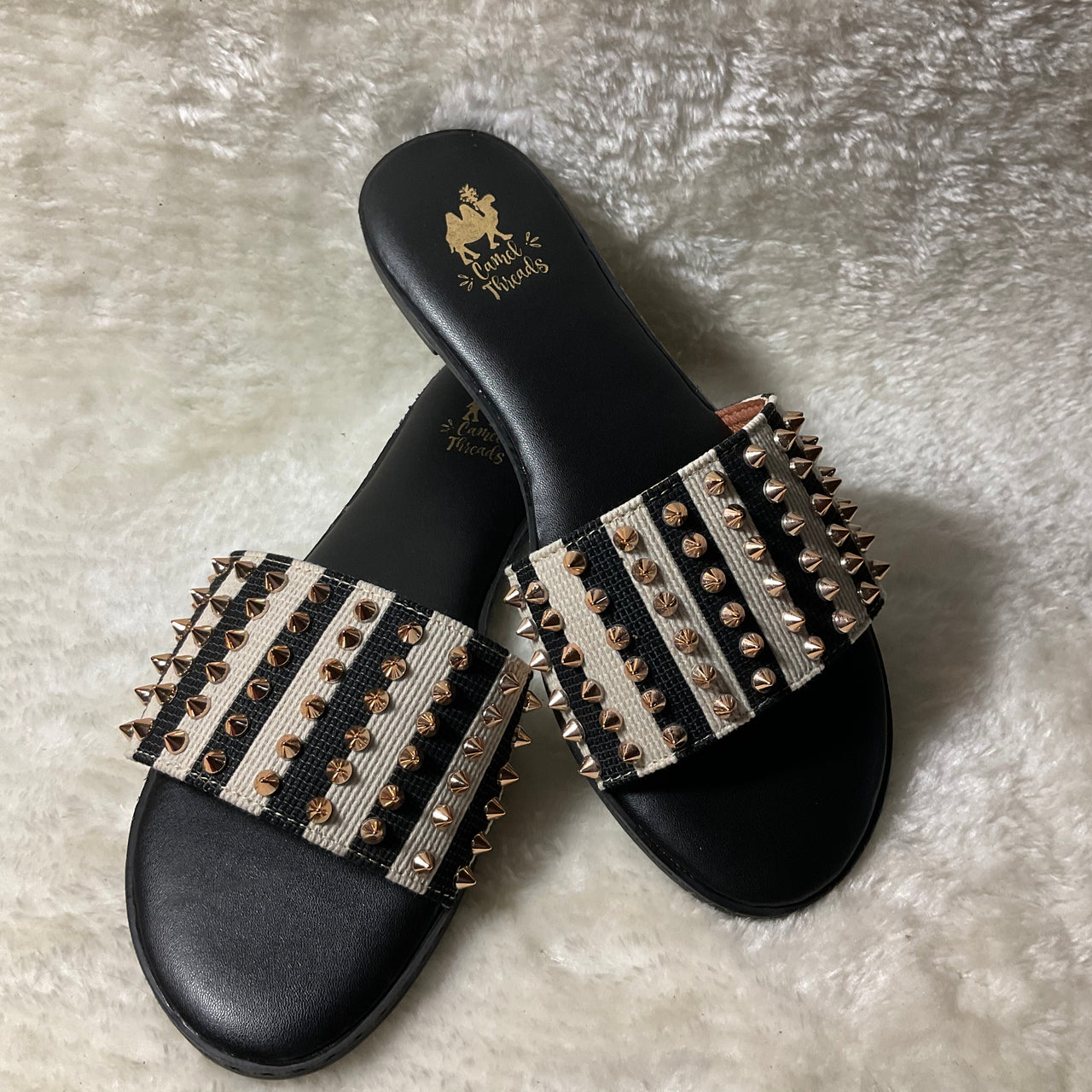 Flirtini Stripe Slides
