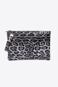 Thumbnail for Leopard Leather Clutch