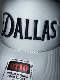 Thumbnail for DALLAS 3D Embroidered Women’s Otto brand Foam Trucker Hat